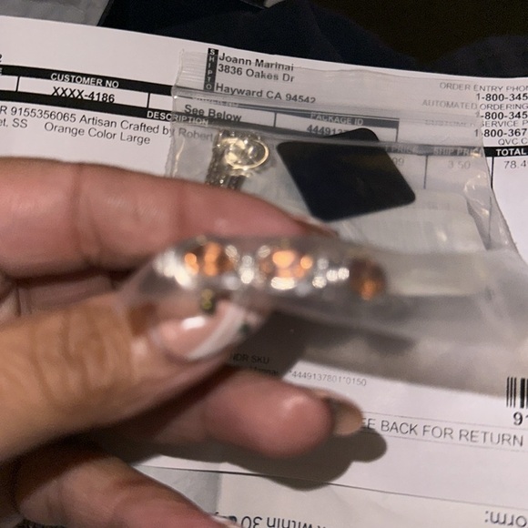 Artisan Crafted by Robert Manse Foxtail Quartz Triplet Bracelet - Picture 4 of 5